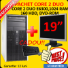 Calculator HP DC5700 Tower, Intel Core 2 Duo E6300, 1Gb, 160Gb HDD, DVD + Monitor LCD 19 inch
