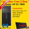 Computer second hand HP DC7800 Core 2 Duo E4600 2.4Ghz, 2Gb, 80Gb Sata, DVD-ROM