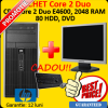 HP DC7800 Core 2 Duo E4600 2.4Ghz, 2Gb, 80Gb Sata, DVD-ROM + Monitor LCD