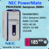 Nec powermate, amd sempron 2600+, 512 mb, 40 hdd,