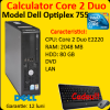 Unitate centrala Dell Optiplex 755 Desktop, Core 2 Duo E2220, 2.4Ghz, 2Gb DDR2, 80Gb, DVD-ROM