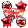 Baloane Cars - Fulger McQueen (set 5 piese), rosu sau albastru