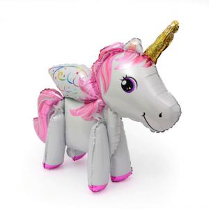 Balon 3D unicorn, perfect pentru botezul printeselor