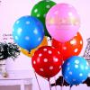 Baloane colorate cu picatele polka dots