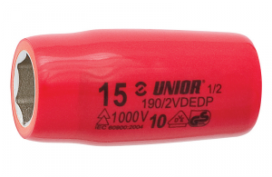 Cap cheie tubulara 1/2" izolat la 1000 V, DIM 8 mm - Unior ( 617803 )