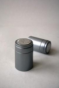 Capison termocontractabil 30*55 mm argintiu