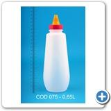 Flacon plastic la 0,65 L - COD 075