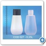 Flacon plastic la 0,25 L - COD 027