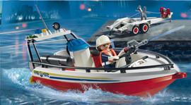 Jucarii copii barca cu remorca a pompierilor - ARTPM4823