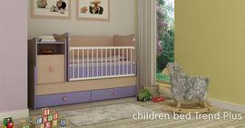 Patuturi bebe transformabile din lemn  Alb-Violet- BTN000191