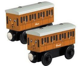 Vagoanele Annie si Clarabel din seria Thomas wooden railway - JDLLC99195