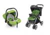 Carucior bebe cu scoica auto sprint green -