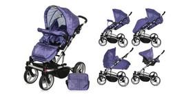 Carucior copii multifunctional 2 in 1 ASTRA Violet Butterfly - BTN01013