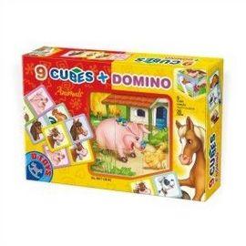 Cuburi carton - Animale domestice + domino - JDL61027
