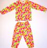 Pijamale pentru fetite fluturi colorati - 14177