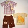 Set haine copii - cu camasa si bermude MALL KIDS - 2, 4, 6 ANI - 9367