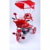 Tricicleta de fetite rosie cu leduri si consola cu melodii  - ARSB3-9_1