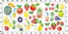 Sticker perete fructe suc -  bbg010
