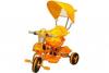Tricicleta portocalie cu mizica si lumini pentru copii sb-688a -