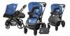 Carucior cu landou modena grey & blue babies -