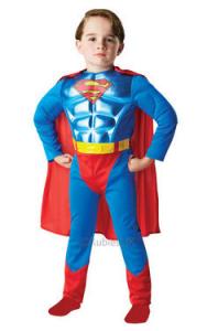 Costum metalizat de carnaval - SUPERMAN - EDU888191