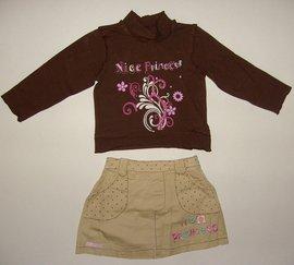 Set haine copii - primavara/toamna - fetite PRINCESSE - 2, 3 ANI - 7918C