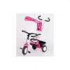 Tricicleta pentru fetite cu copertina roz si maner detasabil 101 - ARS00565