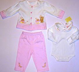 Pijamale roz bebeluse, Ursuletu Sleepy- 14189 A