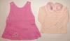 Salopeta-rochita cu bluzita roz pentru fetite - 4496_1