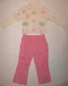 Helanca cu pantalon roz - 5848