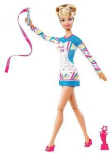 Papusa Barbie Gimnasta - MTW3765-W3766