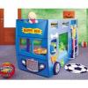 Patut in forma de masina Happy Bus Albastru - BBDPL14711