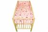 Lenjerie patut copii Kitty Roz 4 piese 120x60 - MYK488