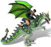 Luptator pe dragon verde pt copii -