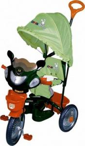 Tricicleta copii cu copertina Verde  - MYK372