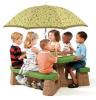 Masa picnic, cu umbrela - Varianta Recolor