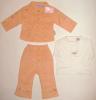 Costumas portocaliu pentru fetite - 4413