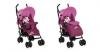 Carucior copii sport fiesta pink movie star cu acoperitoare picioare -