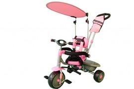 Tricicleta roz de fetite Rider A908-1 cu centura de siguranta - MYK10338R