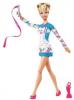 Papusa pentru fetite Barbie I Can Be ... - Gimnasta - MTW3765-W3766