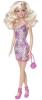 Papusa Barbie in rochie - cu paiete stralucitoare, roz - MTT7580-W3902
