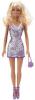 Papusa Barbie in rochie - cu paiete stralucitoare, violet - MTT7580-X0118