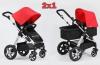 Carucior copii multifunctional 2 in 1 i-believe rosu