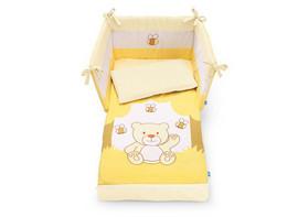 Lenjerie patut bebe Ciak Beige 3 piese  - VIP029