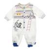 Costumas tip salopeta "101 Dalmatieni" pentru bebelusi