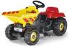 Tractor cu pedale copii rolly toys rosu-galben -