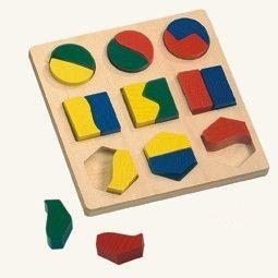 Puzzle - figuri geometrice - JDLLEG1600