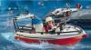 Barca cu remorca a pompierilor jucarie lego copii - ARTPM4823