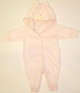 Salopeta roz pentru bebelusi Pink bunny - 14986A