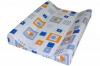 Saltea de infasat bebe cu intaritura 70x50 klups mix ursulet albastru